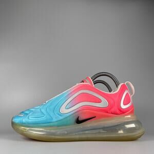 Nike Air Max 720 Womens Size 7 Lava Glow Blue Fury Running Shoe Athletic Sneaker